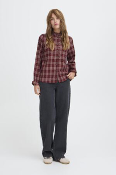 Pulz Jeans Katelyn Ls Frill Shirt